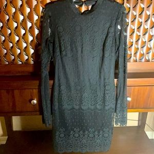 HYFYVE dress black with lace